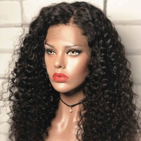 Curly 13x4 Lace Frontal Wigs 150% Density 100% Human Hair