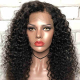 Curly 13x4 Lace Frontal Wigs 150% Density 100% Human Hair