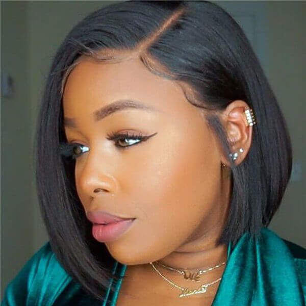 Straight Bob Wig 13X4 Lace Frontal Wig Human Hair Wigs