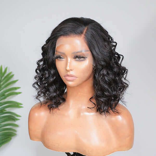 Gorgeous Big Curly Wig Invisible Swiss Lace 13X4 Frontal Lace Wig Human Hair