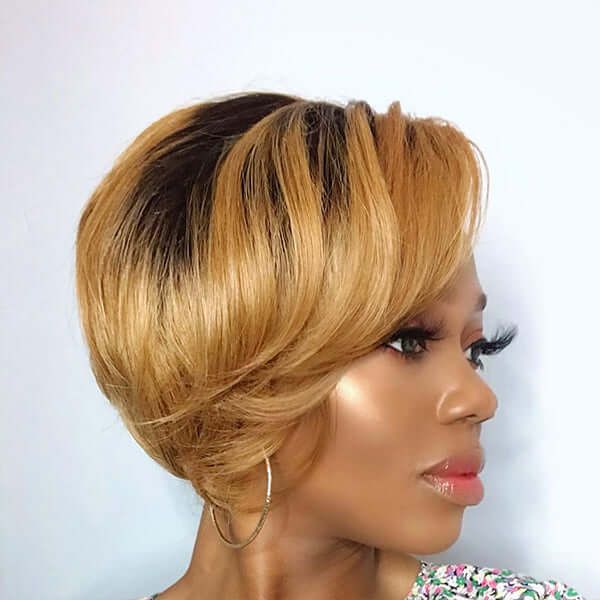 Gorgeous Body Wave Short Cut Human Hair 4X4 Lace Closure Wig