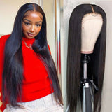 13x6 Lace Front Wig Straight Virgin Human Hair Wigs 150% Density