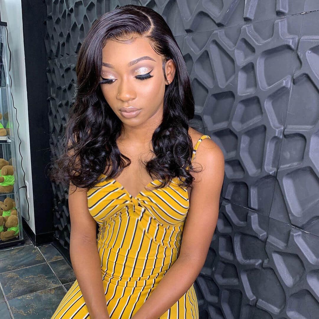 Body Wave Virgin  Hair 360 Lace Front Wig 150% Density Human Hair Wigs